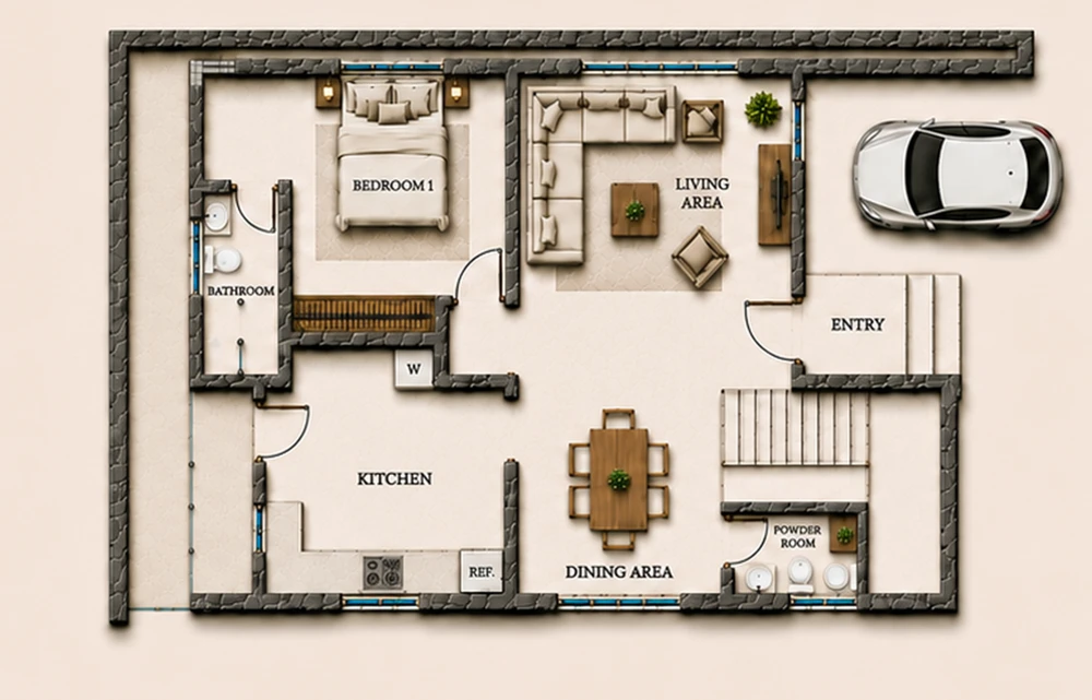 Ground floor floor plan