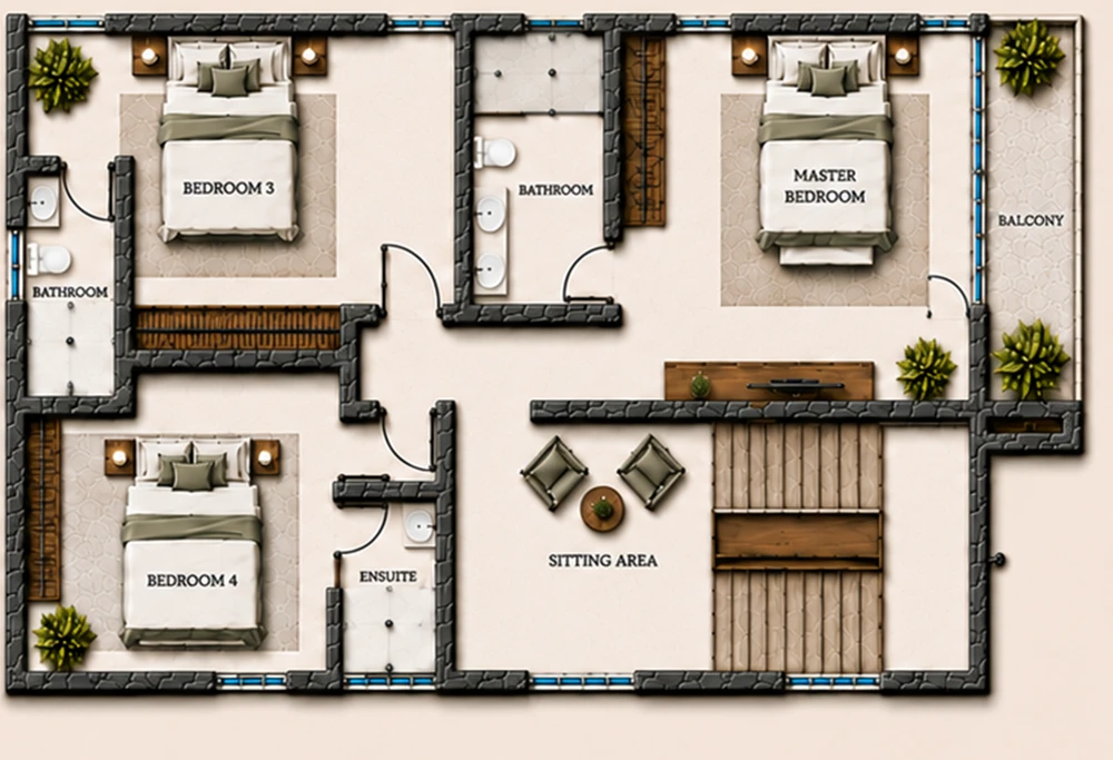 First floor option floor plan