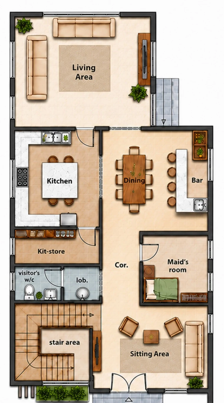 Ground floor floor plan
